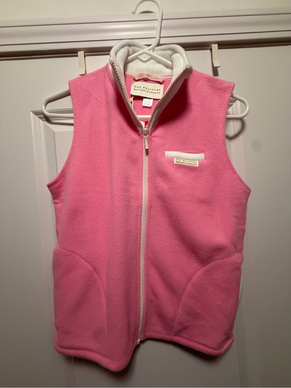 The Beaufort Bonnet Company Pink Fleece Vest for Kids